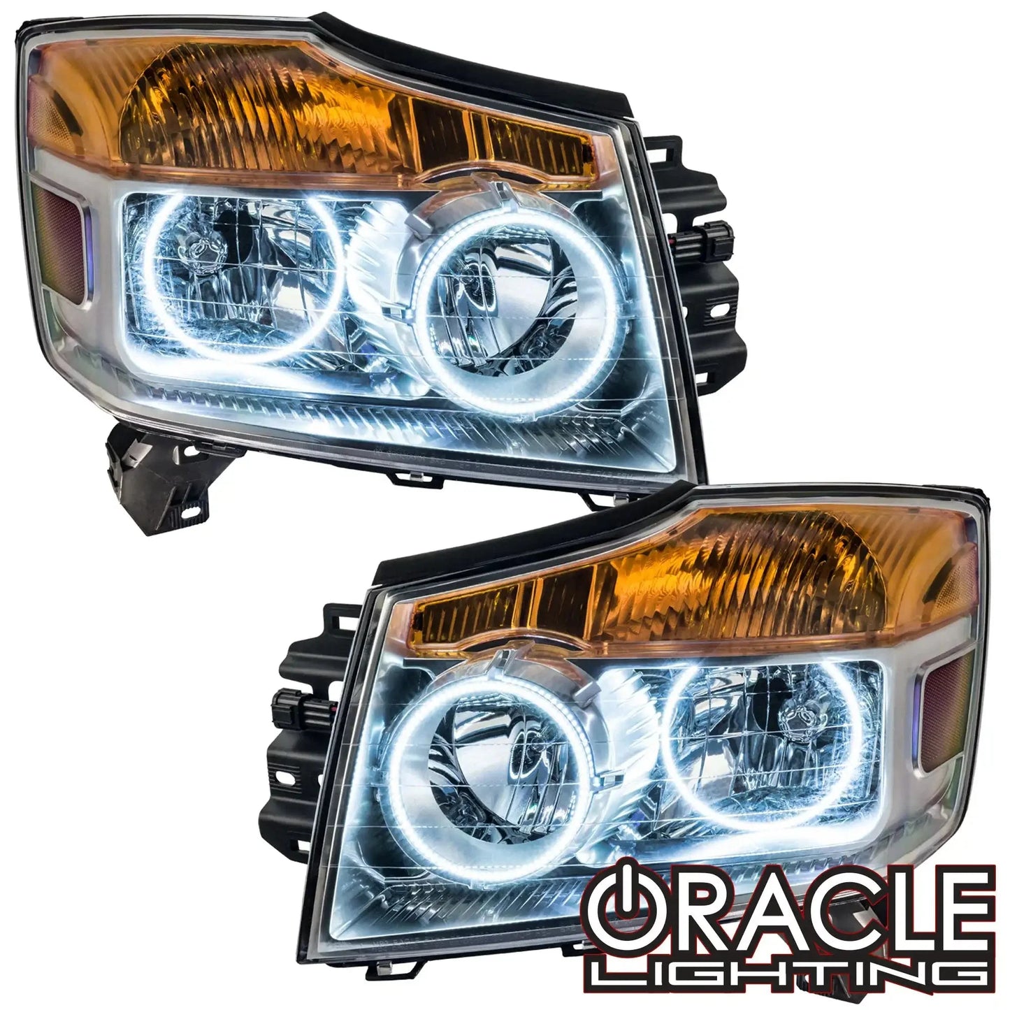 ORACLE Lighting 2008-2015 Nissan Armada Pre-Assembled Halo Headlights