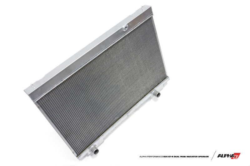 AMS Performance 2009+ Nissan GT-R R35 Alpha Dual Pass Radiator Upgrade ALP.07.02.0005-1