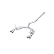 MBRP 2022+ Subaru WRX 3in Cat-Back Dual Split Rear Quad Tips Street Profile Exhaust (S4807304)