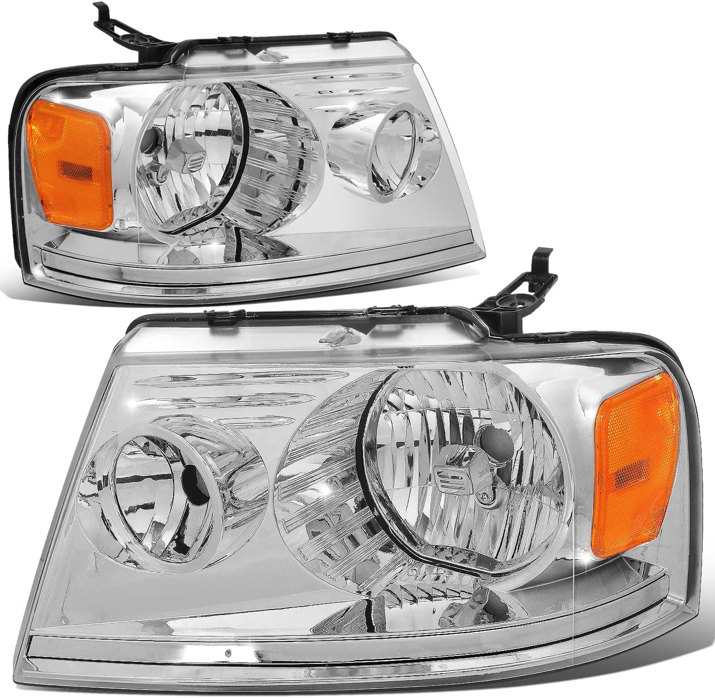 Dna Motoring Hlohf1504cham Headlight Assembly Driver And Passenger Side
