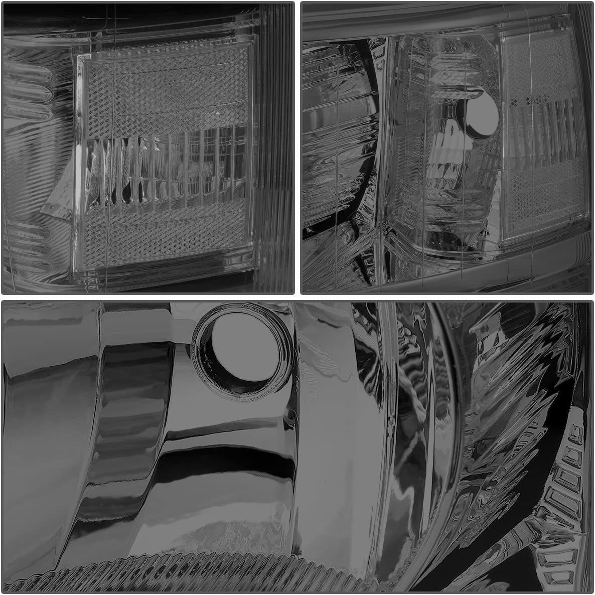 Dna Motoring Hlohcsil07smcl1 Smoke Lens Headlights Compatible With 0713 Silverado 1500