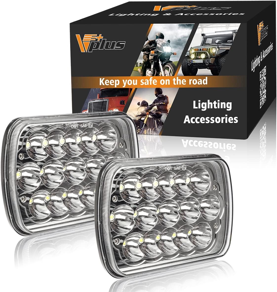 5x7 7x6 Rectangle Headlights