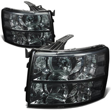 Dna Motoring Hlohcsil07smcl1 Smoke Lens Headlights Compatible With 0713 Silverado 1500