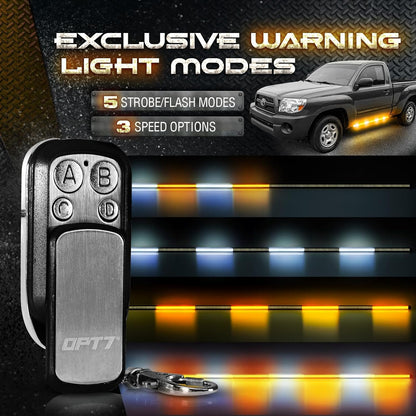 Sidekick Running Board Light 2PC 48-Inch with Warning Mode