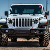 Moclever Round Halo LED Headlight 2pcs 7 Inch Headlights 6000 Lumens Offroad Light Angle Eyes Compatible With Jep Wrangler Tj Jk Cj H4 To H13 Adapter Plug And Play