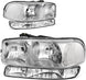 AmeriLite 2013-2015 Altima 4Dr Sedan Replacement Headlights Pair Halogen Type - Driver and Passenger Side