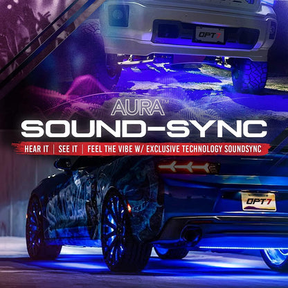 AURA Exterior Pack Bundle ( Wheel Well LED Kit + Grille LED Kit + Underglow LED Kit ) - Remote Control