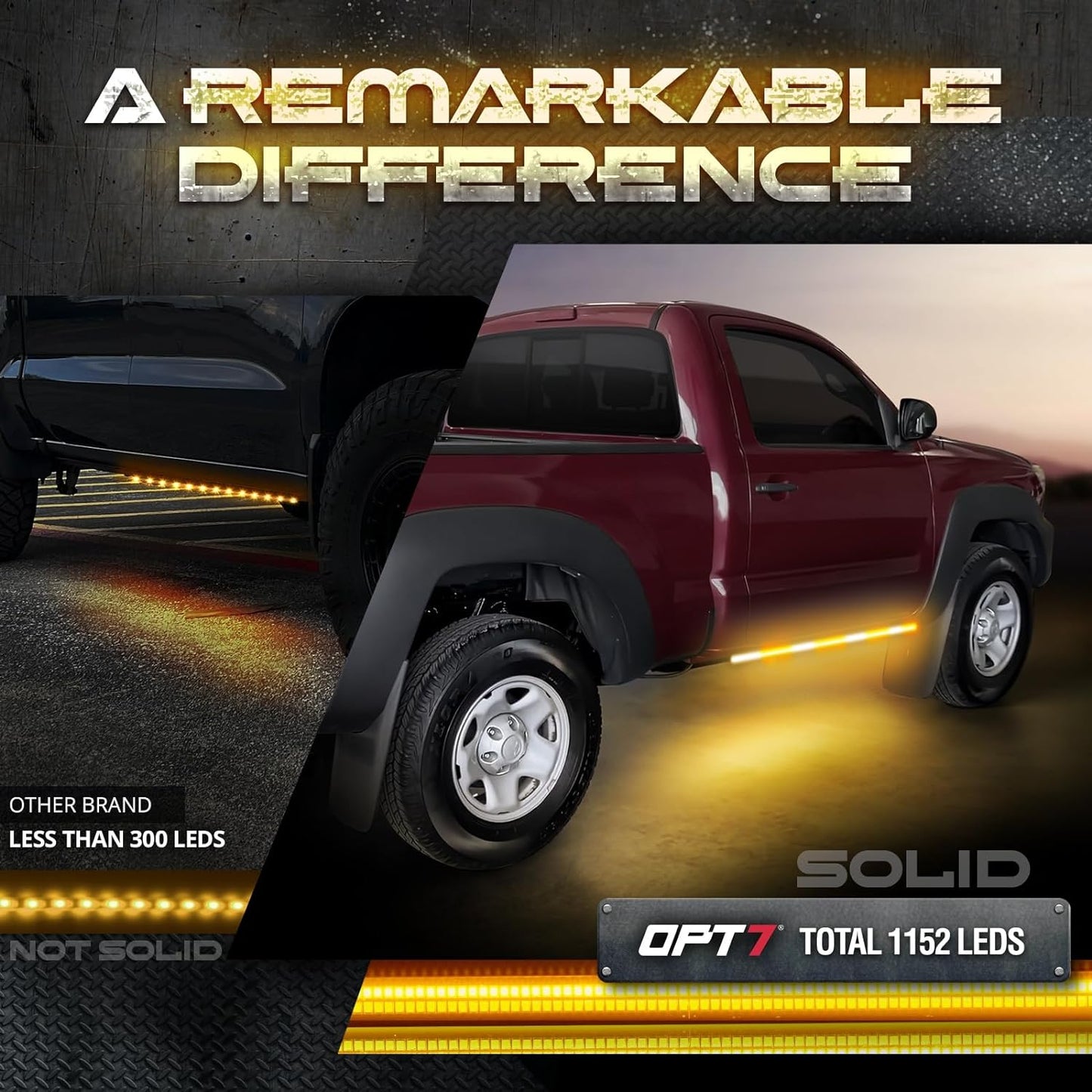 Sidekick Running Board Light 2PC 48-Inch with Warning Mode