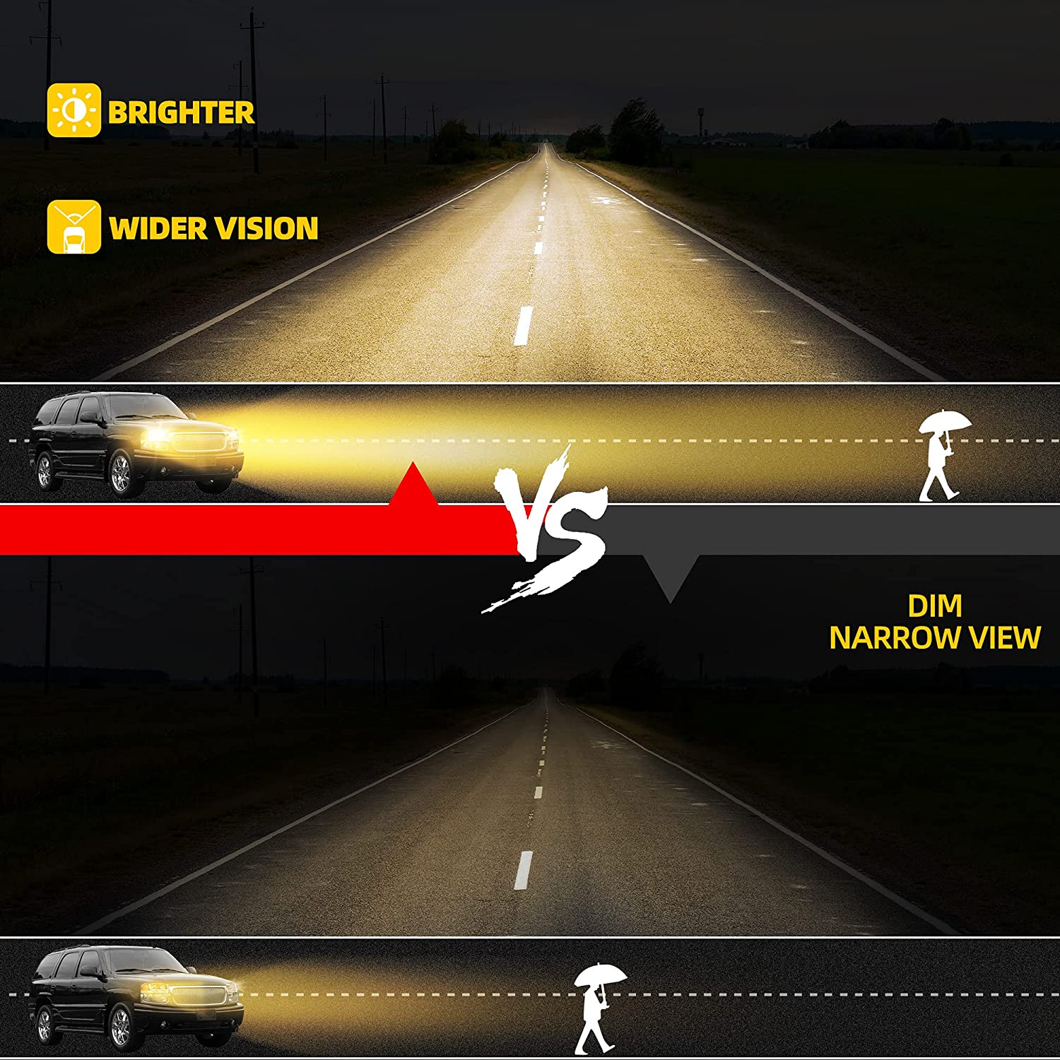 2004-2008 Ford F150 Drl Chrome Housings