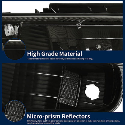 Autosaver88 Headlights Assembly Compatible With 19992002 Chevy Silverado 20002006 Tahoe Suburban Headlamp Bumper Lights Smoke Lens Reflector