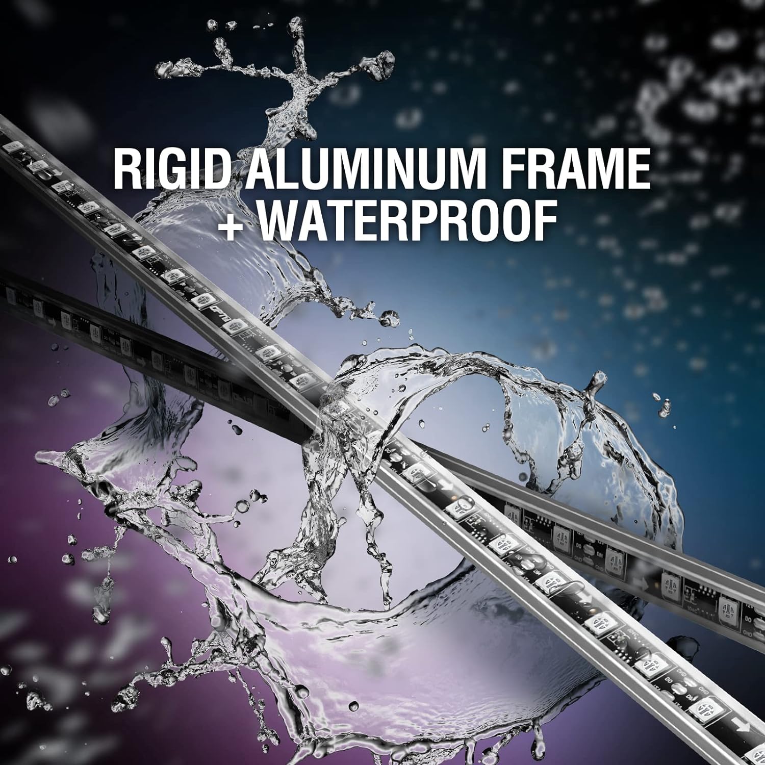 AURA LED Lighting Kit for Truck Bundle (Grille LED Kit + DreamColor Underglow LED Kit - Remote Control + Tailgate Triple Light Bar)