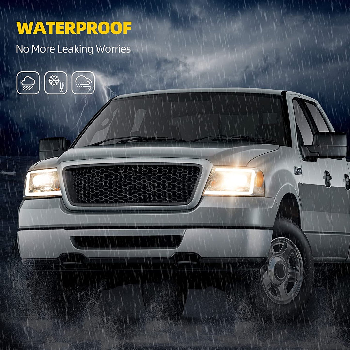 2004-2008 Ford F150 Drl Chrome Housings