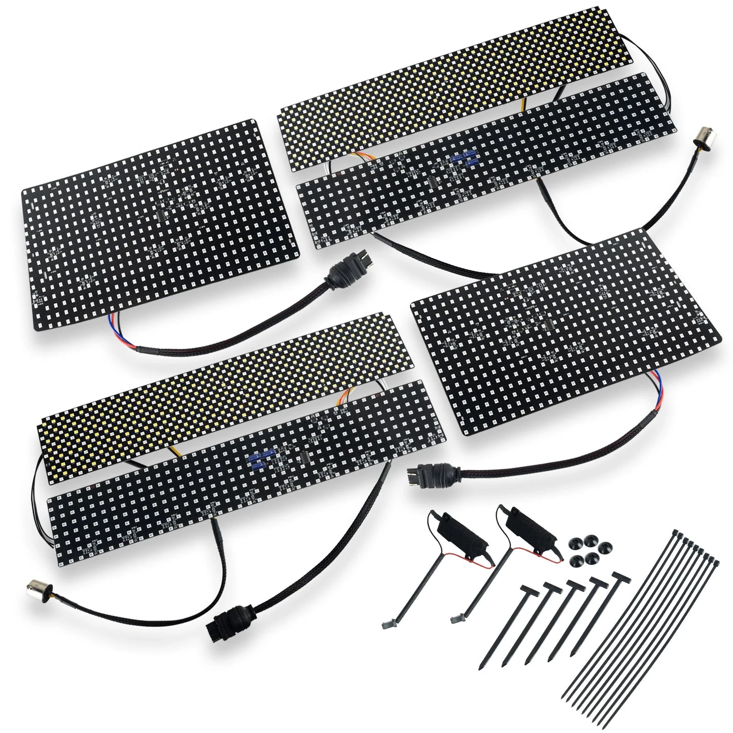 1987-1993 Ford Mustang LX Sequential LED Tail Light Conversion Kit - Plug & Play