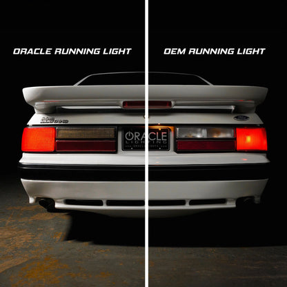 1987-1993 Ford Mustang LX Sequential LED Tail Light Conversion Kit - Plug & Play