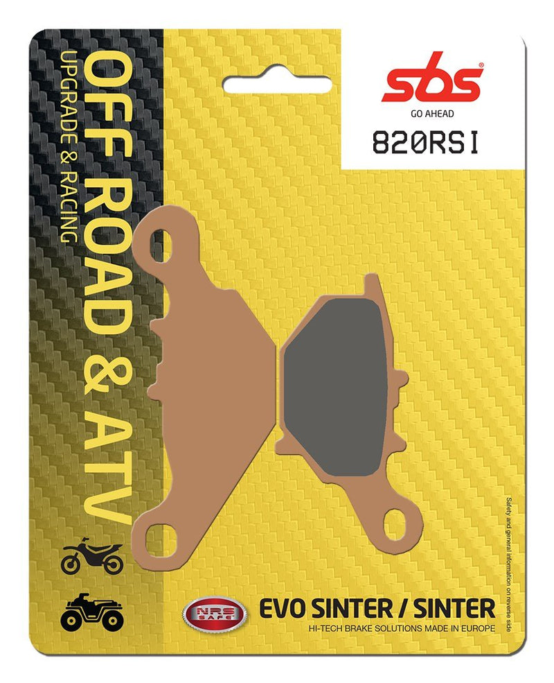 SBS OFFROAD RACING BRAKE PADS FR-RR 820RSI