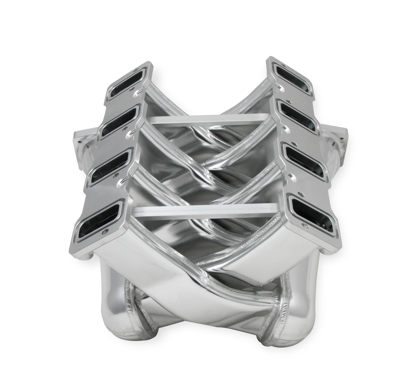 Sniper EFI Fabricated Intake Manifold Dual Plenum 102mm GM LS3/L92, and Fuel Rail Kit - Silver