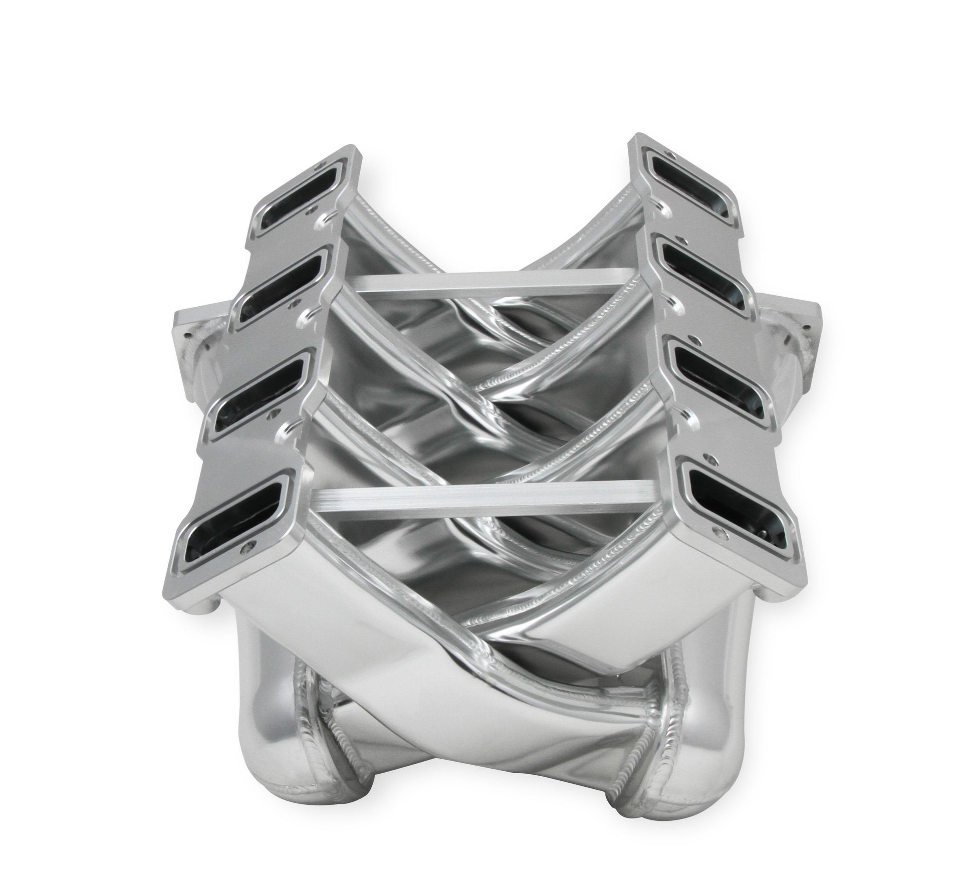 Sniper EFI Fabricated Intake Manifold Dual Plenum 102mm GM LS3/L92, and Fuel Rail Kit - Silver