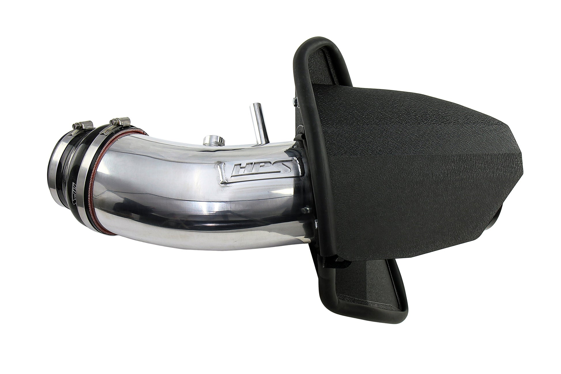 HPS Air Intake with Heat Shield, Dodge 2019-2023 Charger Hellcat 6.2L V8 Supercharged, 827-681