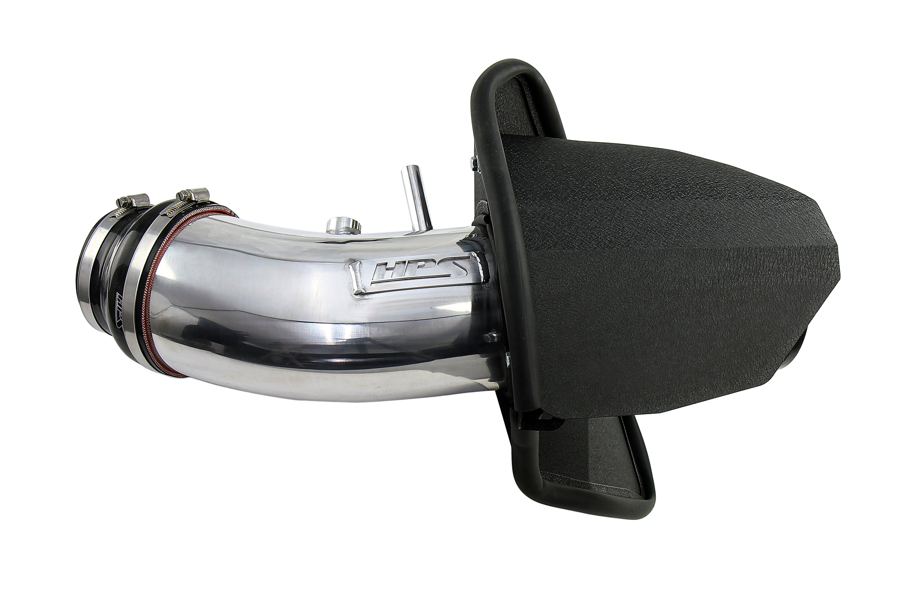 HPS Air Intake with Heat Shield, Dodge 2019-2023 Charger Hellcat 6.2L V8 Supercharged, 827-681