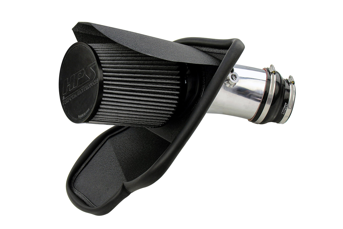 HPS Air Intake with Heat Shield, Dodge 2019-2023 Charger Hellcat 6.2L V8 Supercharged, 827-681