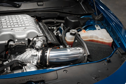 HPS Air Intake with Heat Shield, Dodge 2019-2023 Charger Hellcat 6.2L V8 Supercharged, 827-681