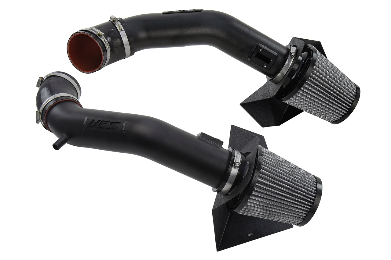 HPS Shortram Air Intake Kit 2014-2019 Infiniti Q70 5.6L V8, Includes Heat Shield, 827-688