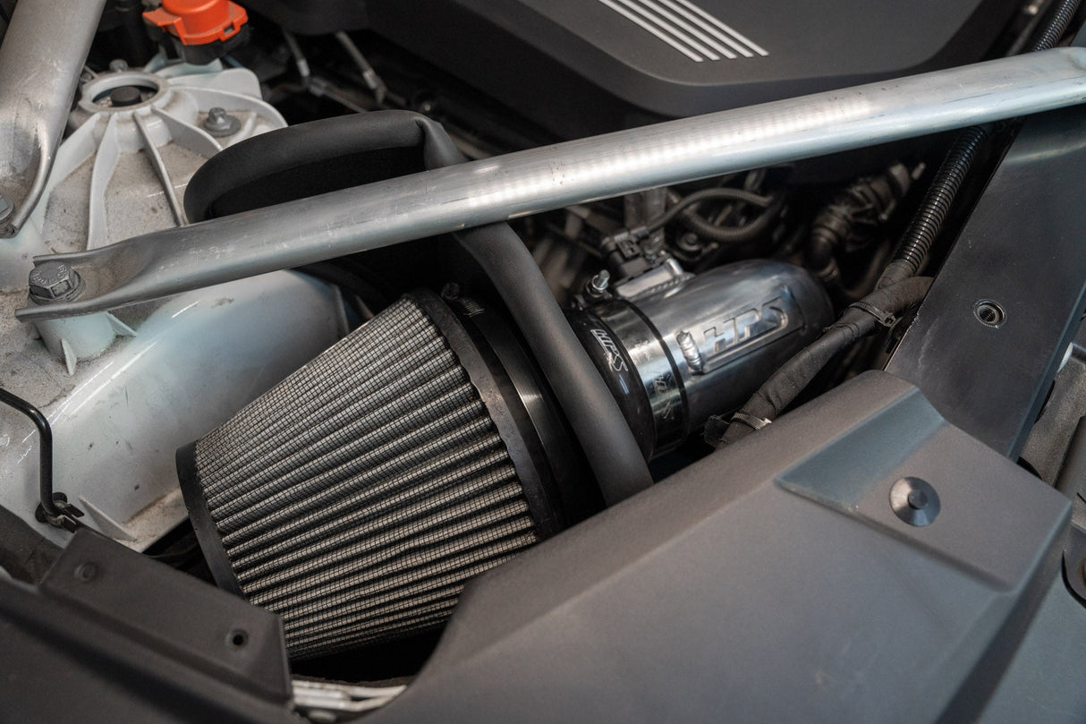 HPS Air Intake Kit 2020-2022 BMW X6 3.0L Turbo B58 G06, Includes Heat Shield, 827-702