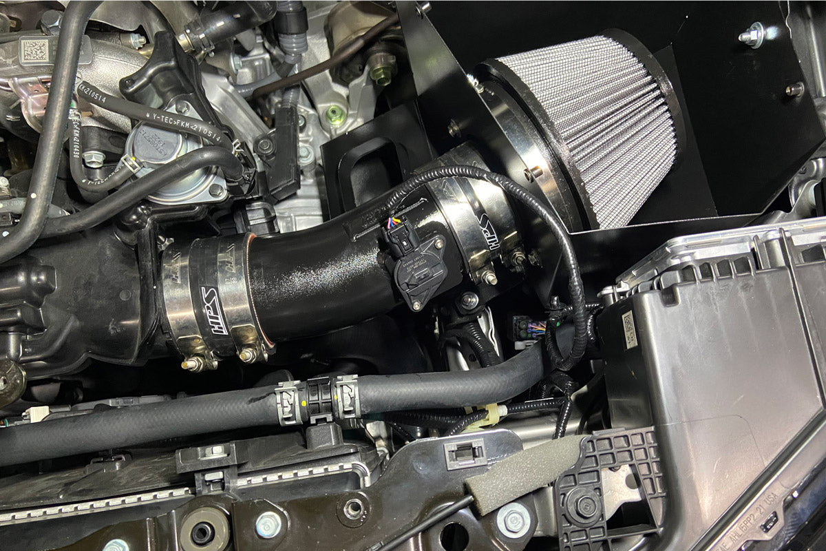 HPS Air Intake with Heat Shield, Acura 2022-2024 MDX Type-S 3.0L Turbo, 827-728