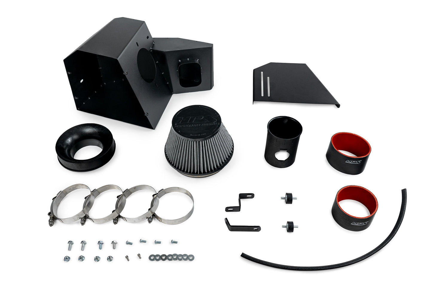 HPS Air Intake with Heat Shield, Acura 2022-2024 MDX Type-S 3.0L Turbo, 827-728