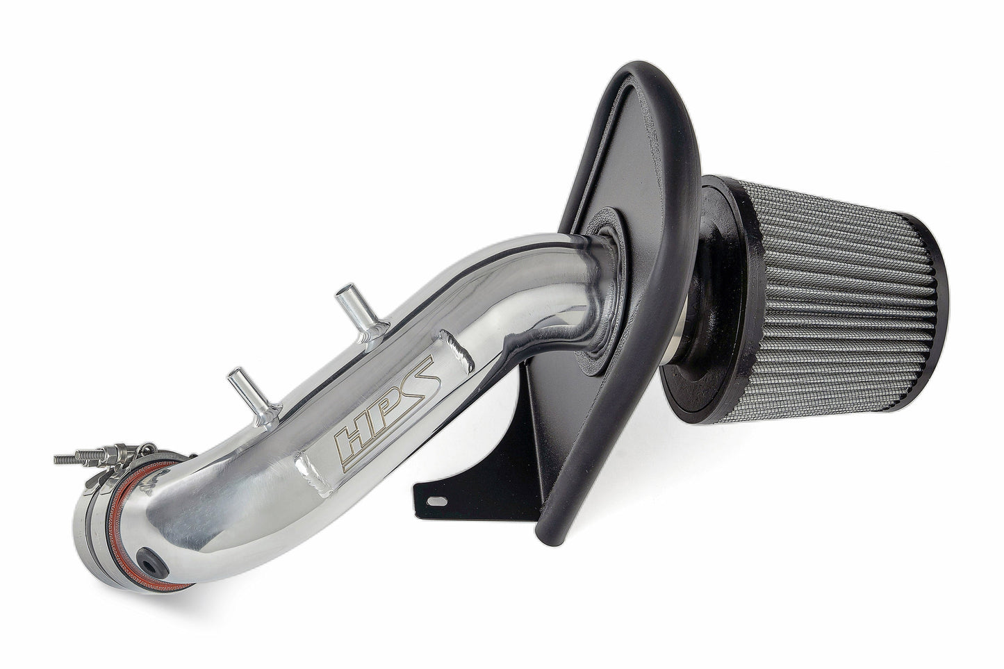 HPS Air Intake Kit with Heat Shield, 2003-2006 Honda Accord 2.4L without MAF sensor, 827-737