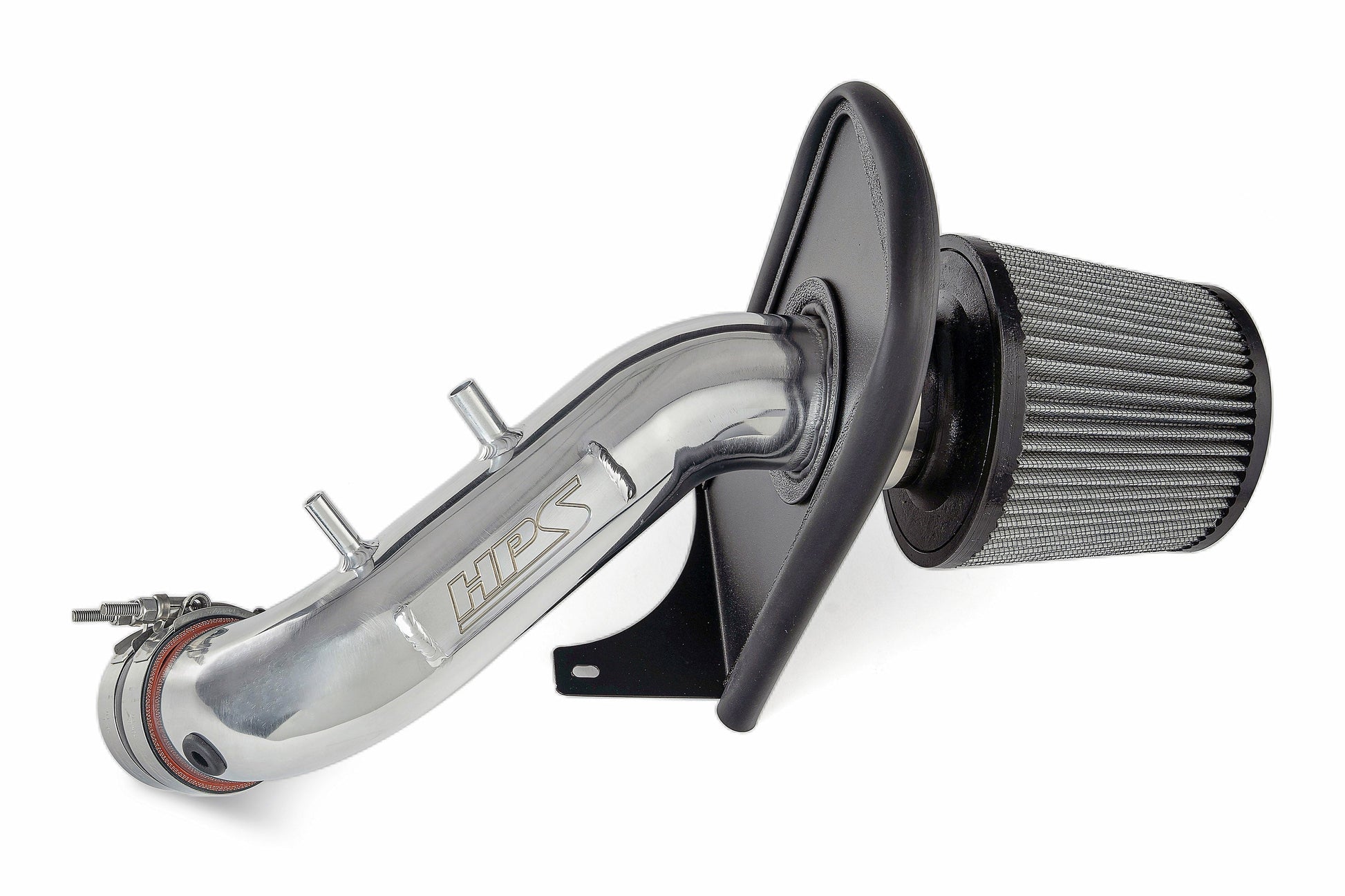 HPS Air Intake Kit with Heat Shield, 2003-2006 Honda Accord 2.4L without MAF sensor, 827-737