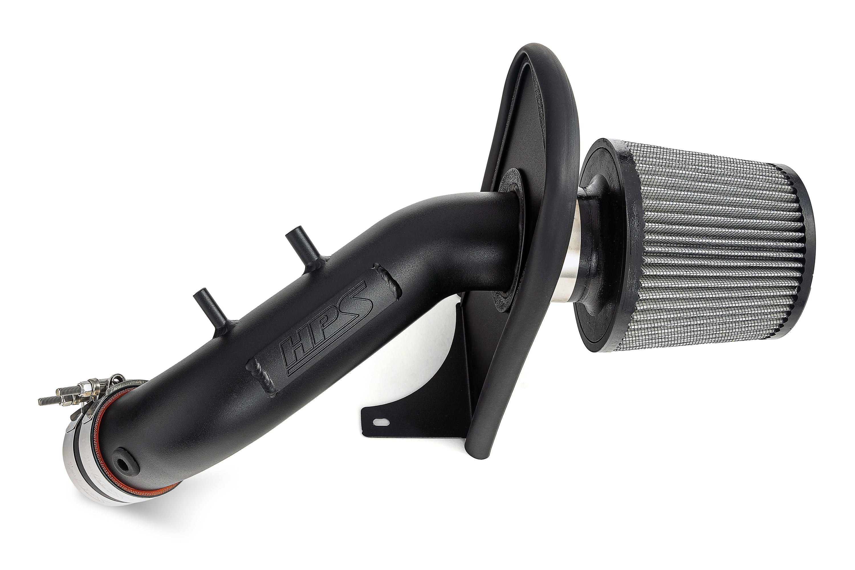 HPS Air Intake Kit with Heat Shield, 2003-2006 Honda Accord 2.4L without MAF sensor, 827-737