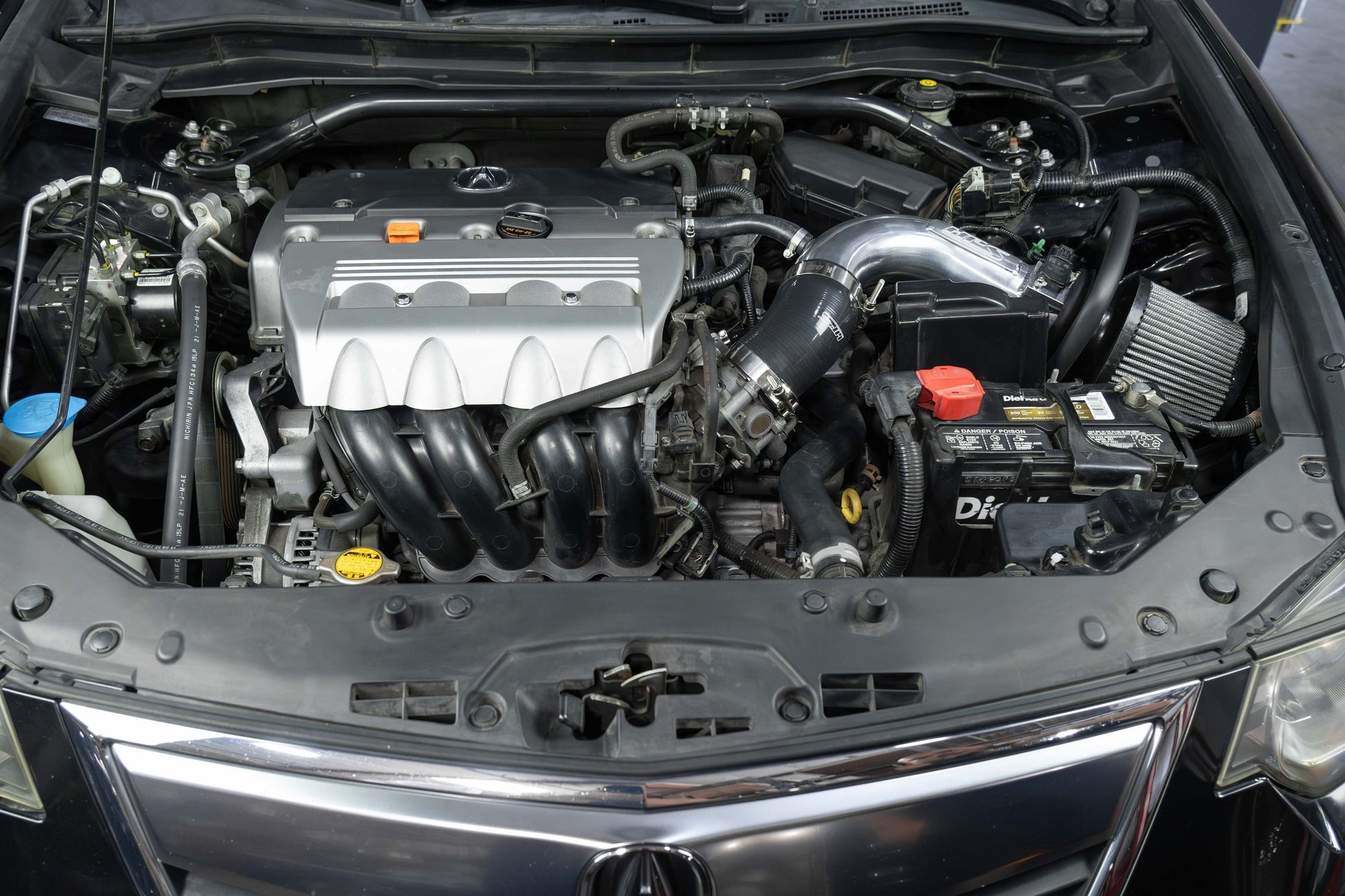 HPS HPS Air Intake Kit with Heat Shield, 2008-2012 Honda Accord 2.4L, 827-738