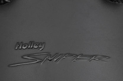 Fabricated Intake Manifold BBC Single Plane 2 x 4500 Black with Sniper Logo