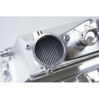 CSF BMW M2/M3/M4 S58 Comp &amp; Non-Comp (G8X) Charge-Air Cooler Manifold - Thermal Dispersion Black