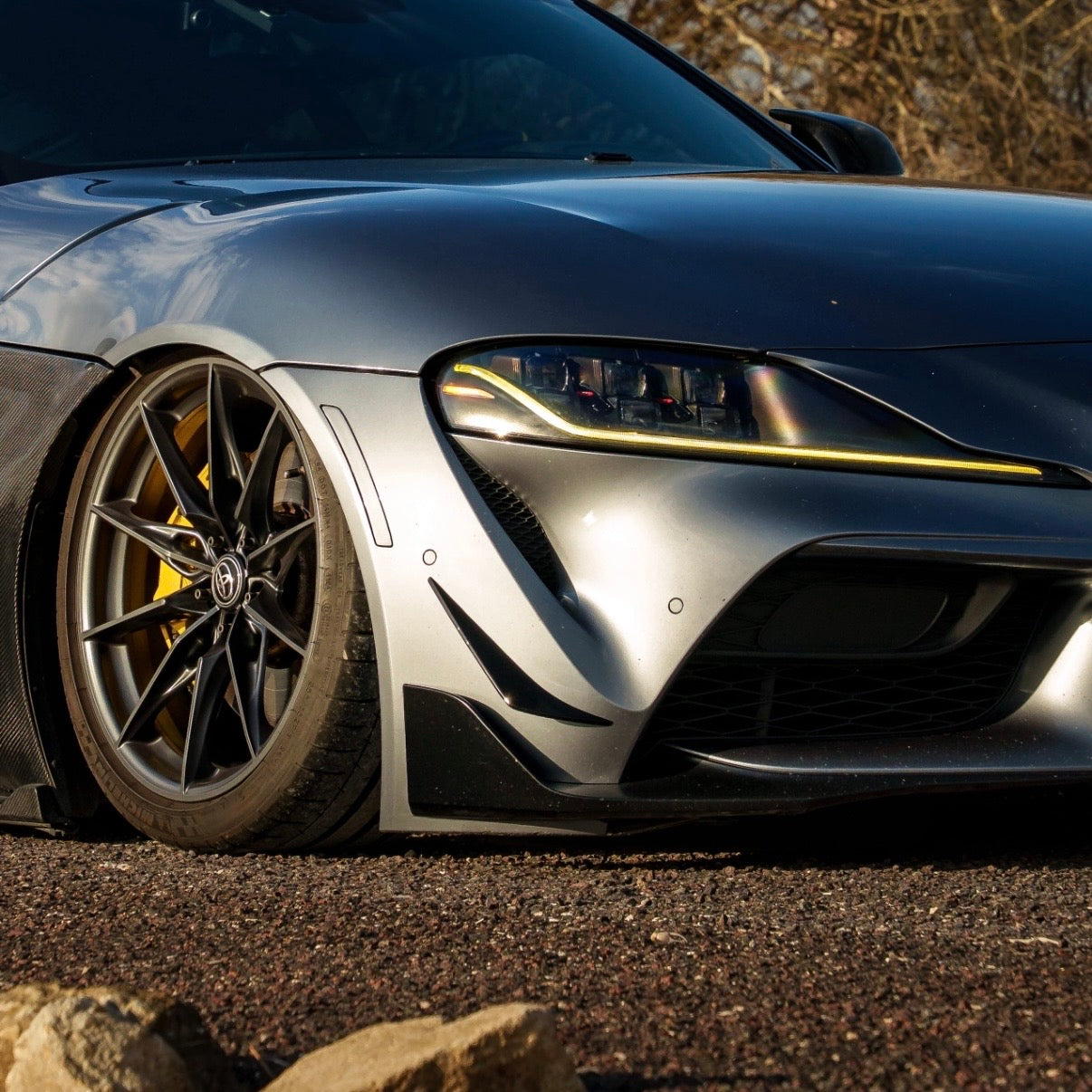 OEM+ Designs Front Bumper Canards for GR Supra (A90/91)