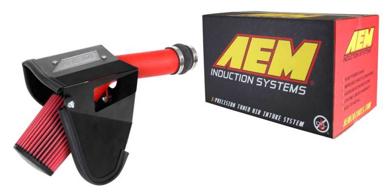 AEM Induction 2019 Subaru WRX STI 2.5L Cold Air Intake - Wrinkle Red 21-863WR