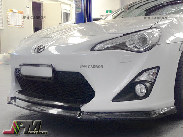 [JPMCarbon] CS Style Carbon Fiber Front Lip Fits For 2012-2016 Toyota GT86 & Scion FR-S Only