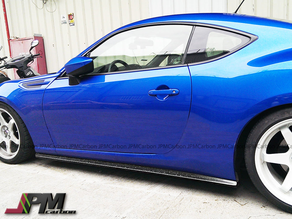 [JPMCarbon] CS Style Carbon Fiber Side Skirt Add-on Lips Fits For 2012-2020 Toyota GT86 & Scion FR-S