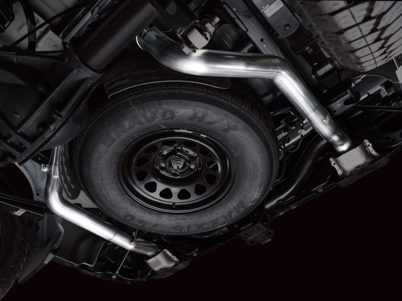 AWE Tuning AWE 4th Gen GM 1500 6.2L Catback Split Rear Exit (w/ Bumper Cutouts) - OE Tips 3015-31202