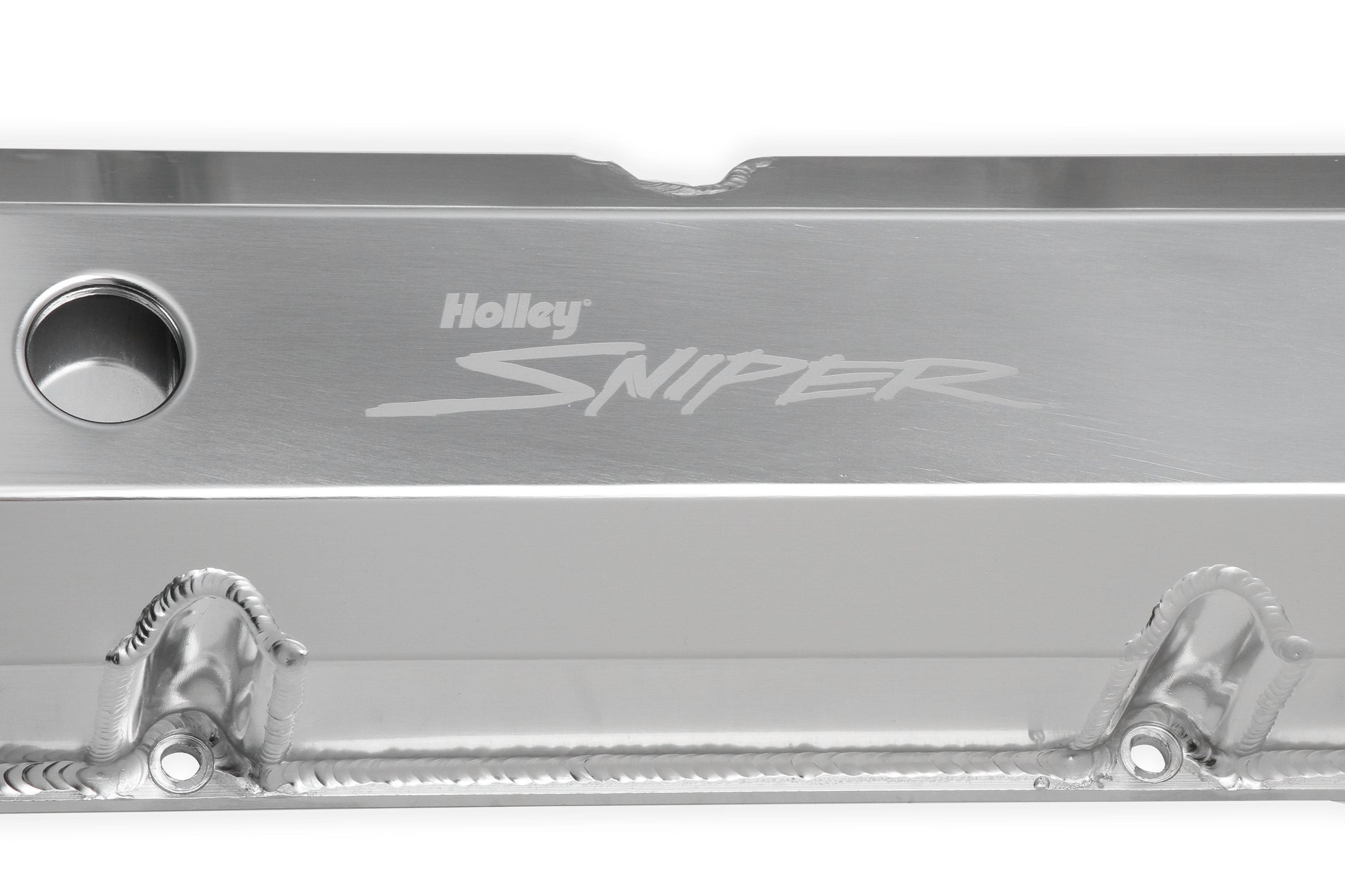 Sniper Valve Cover - Fabricated Aluminum - Ford FE - Tall - Natural Anodized