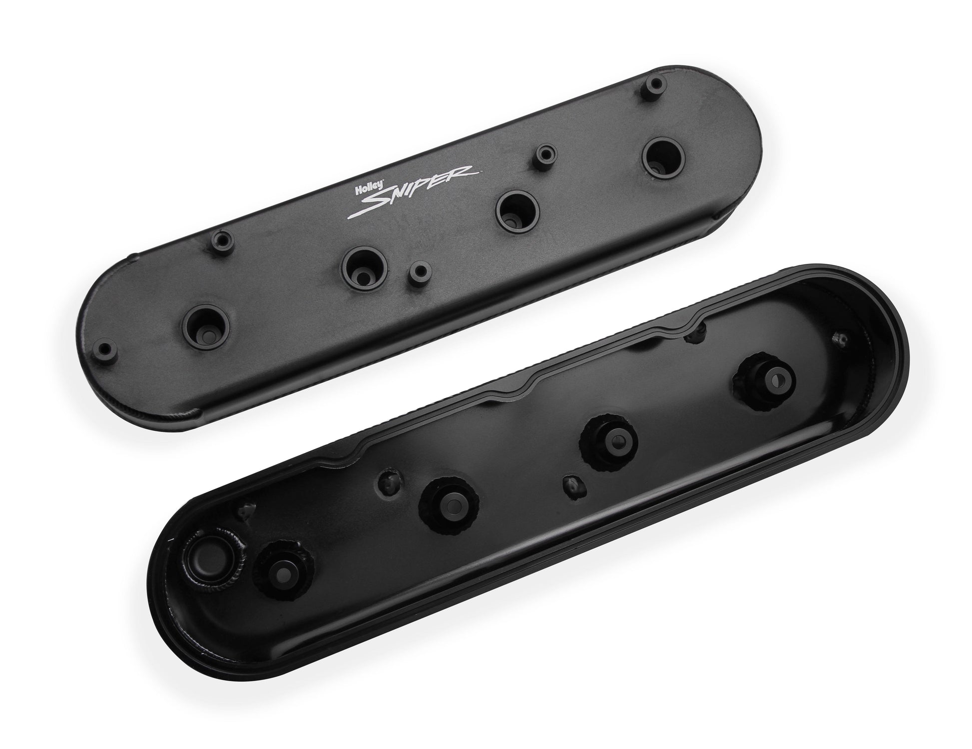Sniper Valve Cover - Fabricated Aluminum - GM LS Engines - Satin Black by The Tuner Store