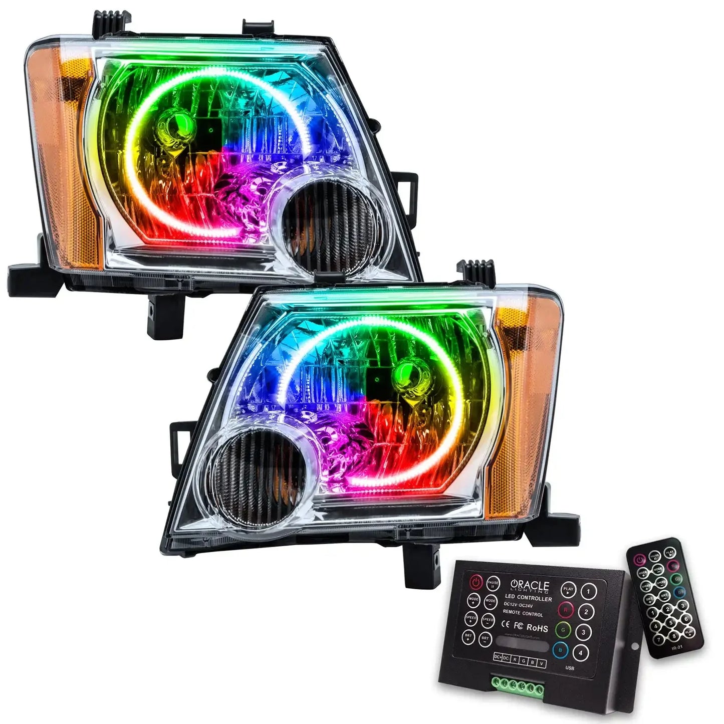 ORACLE Lighting 2005-2014 Nissan Xterra Pre-Assembled LED Halo Headlights