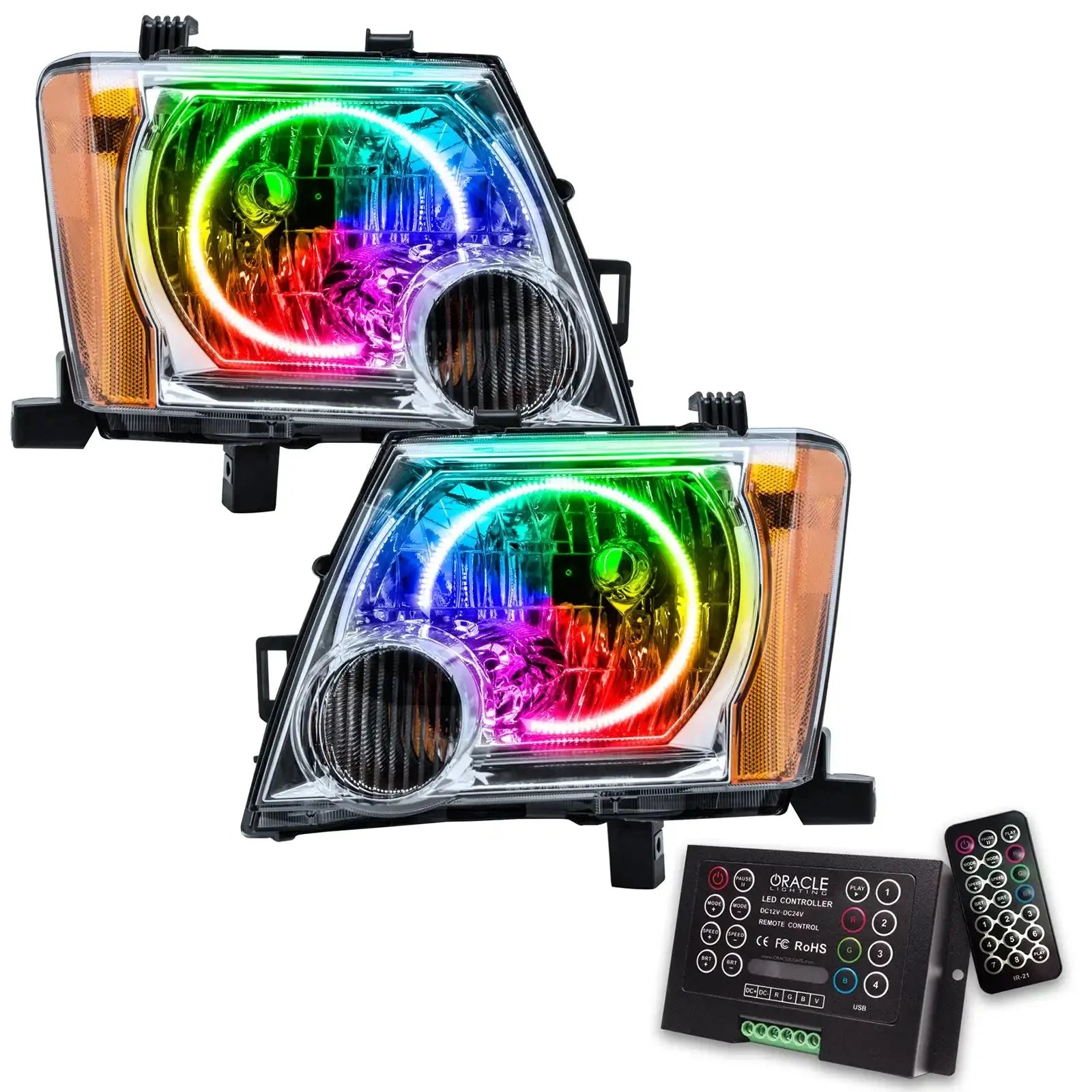ORACLE Lighting 2005-2014 Nissan Xterra Pre-Assembled LED Halo Headlights
