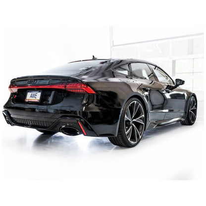 AWE Tuning 21-23 Audi C8 RS6/RS7 SwitchPath Cat-back Exhaust - Diamond Black Tips