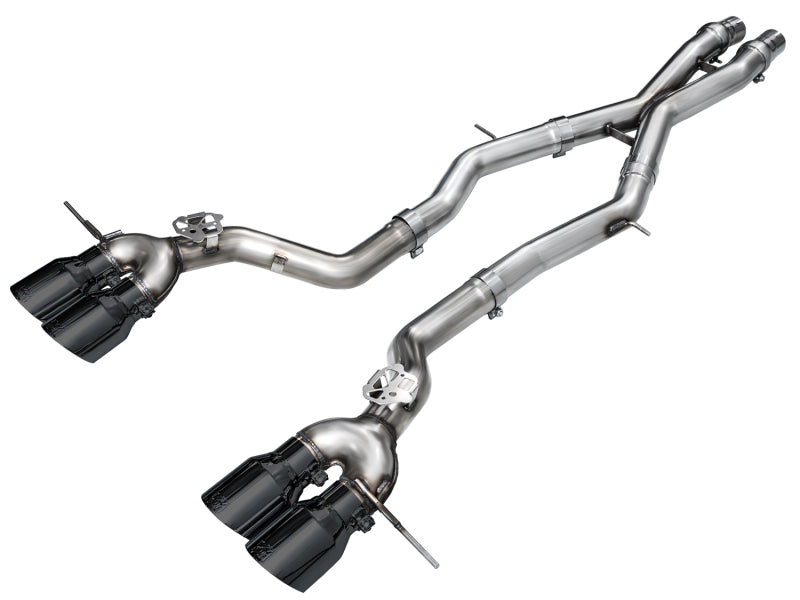 AWE Tuning 23-24 BMW G87 M2 Track Edition Exhaust - Diamond Black Tips 3020-43487