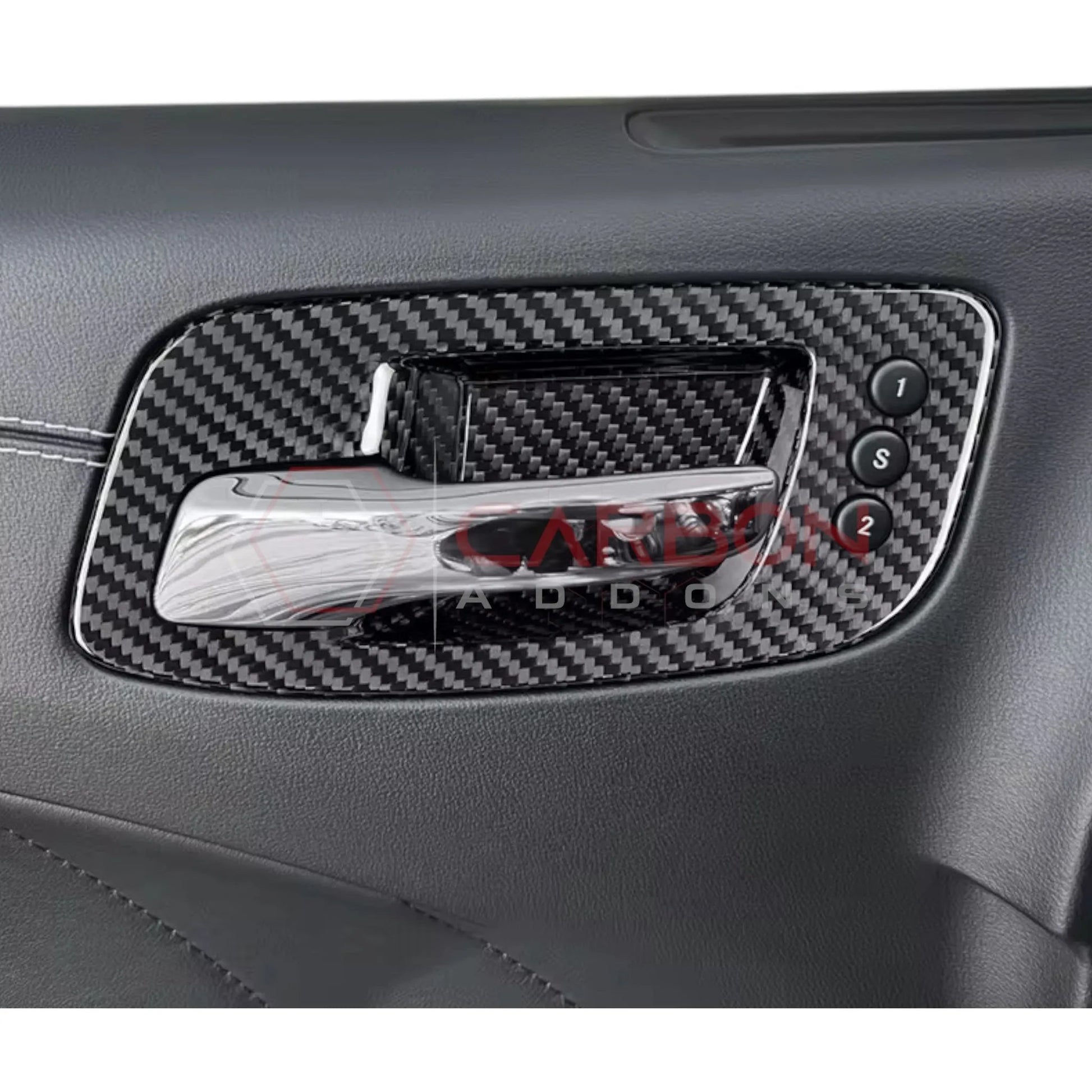 Dodge Charger 2015-2023 Carbon Fiber Door Handle Trim Covers