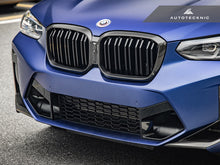 AutoTecknic Dry Carbon Fiber Dual-Slats Front Grille Set - F97 X3M LCI | F98 X4M LCI