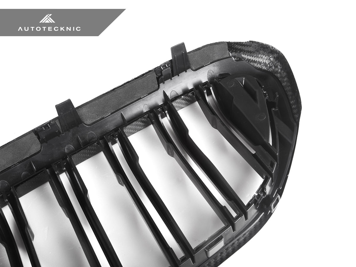 AutoTecknic Carbon Fiber Front Grille Set - G30 5-Series Pre-LCI