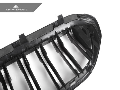 AutoTecknic Carbon Fiber Front Grille Set - G30 5-Series Pre-LCI